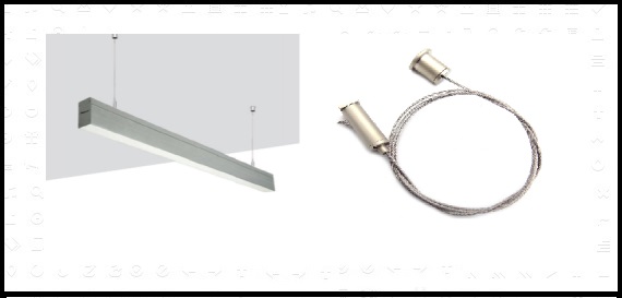 HVAC MEP wire rope suspension